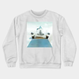 Vintage Alfa Romeo in watercolor Crewneck Sweatshirt